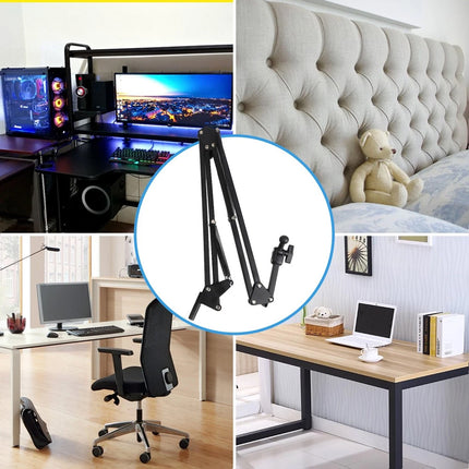 360° Flexible Lazy Bed Desk Phone Holder Long Arm Tablet Stand Mount Universal