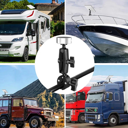 Portable Mount Adjustable RV Pole Clamp Holder Bracket for Starlink Mini Dish