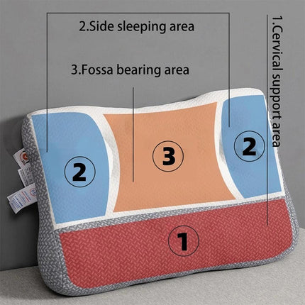 Ergonomic Pillow Adjustable Contour Orthopedic Cervical Bed Pillow Ergo Stock