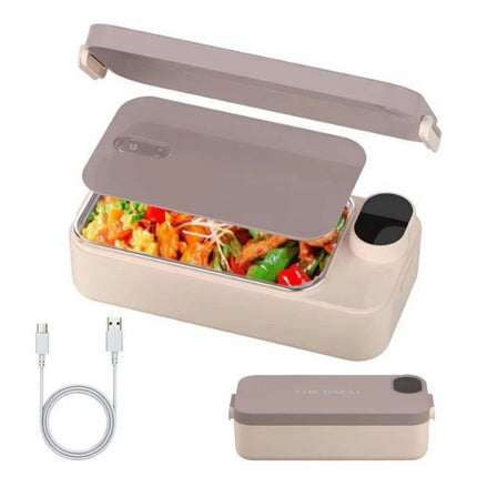 Heating Function Food Warmer 900ml Capacity Hot Meal Container School