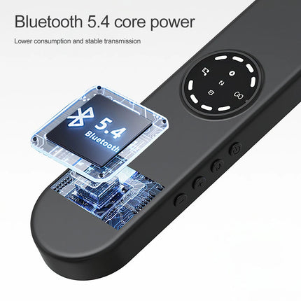 Under Pillow Bone Conduction Bluetooth Speaker White Noise Sleep Aid Soundbar   (Black)