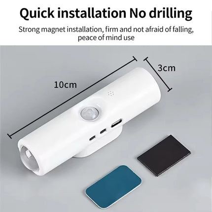 4Pcs USB Rechargeable Motion Sensor LED Night Light Wall Indoor Wireless Lamp Up-Down
