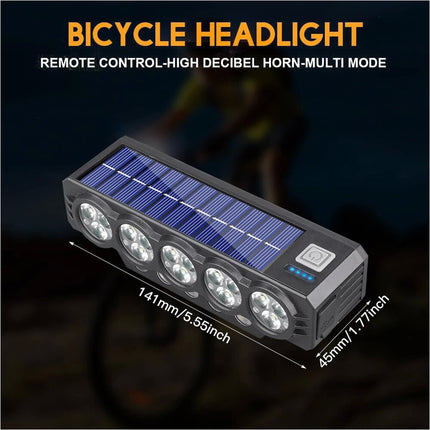 1200LM LED Bike Light Waterproof USB Rechargeable Bicycle Front Headlight Bar