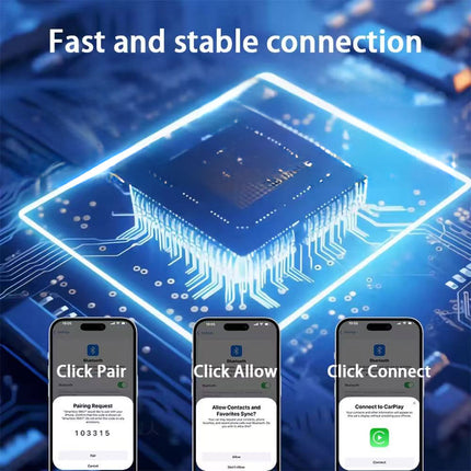 Wireless Carplay Adapter Android Auto USB Car Dongle 2 in 1 Mini Auto Navigation