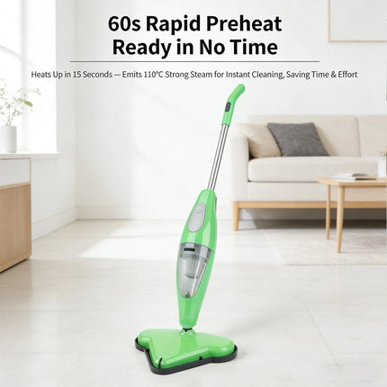 12-in-1 Steam Mop Cleaner  Handheld Floor & Carpet Cleaning Tool