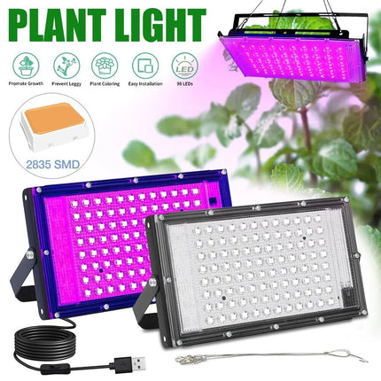 Full Spectrum Plant 96 LED UV Grow Light Halo Lamp For Indoor Hydroponic Plant