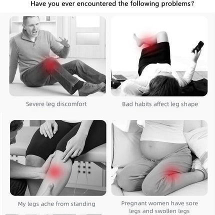 Memory Foam Leg Pillow Cushion Knee Support Pain Relief Washable Cover Bed Sofa