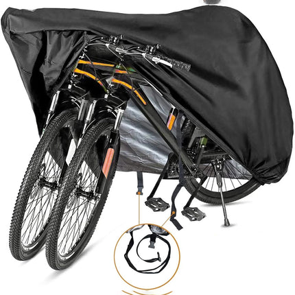 210T Polyester Bike Cover Outdoor Waterproof Dustproof Bicycle Protective Cover with UV Protection