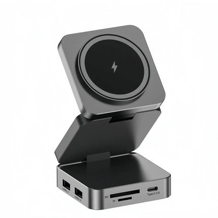 100W Magnetic Wireless Charging Docking Station Fast Charger for iPhone & Laptop