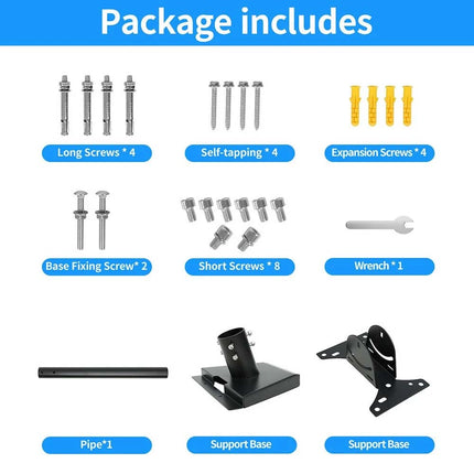 Fits Roof Starlink Gen 3 Mount 360° Adjustable Pivot Heavy Duty Outdoor Pole Kit