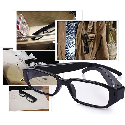 1080P HD Glasses Wearable Camera Outdoor Sports Cam Eye Glasses w/ 32G Card