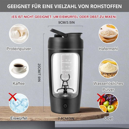 Electric Portable Blender Protein Shaker Mixer Cup Bottle Drink USB Rechargeable