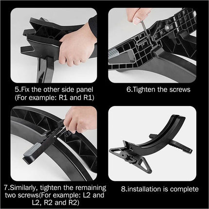 Adjustable Width Bicycle Bike Stand Floor Parking Rack Storage Holder