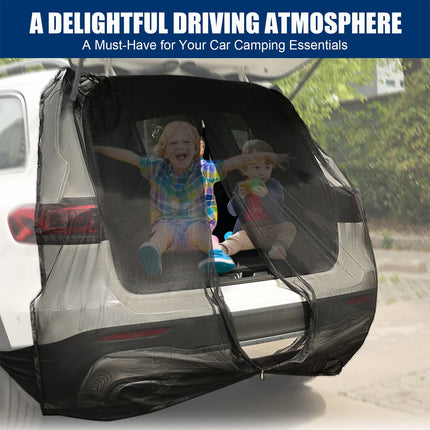 Car Tailgate Anti-Flying Screen Mosquito Net Sunshade Mesh Camping Tent