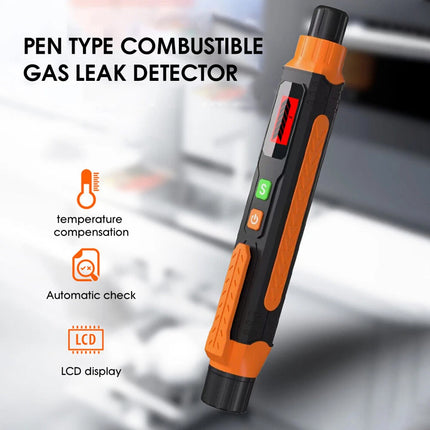 Portable Combustible Gas Leak Detector Methane Propane Natural Gas Tester Meter