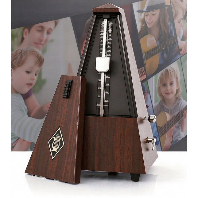 Antique Mechanical Metronome, Wind Up Tempo Timer for Piano Guitar Bass