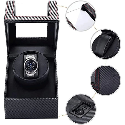 Single Automatic Watch Winder Storage Display Case Box With Silent Xmas Gift AU
