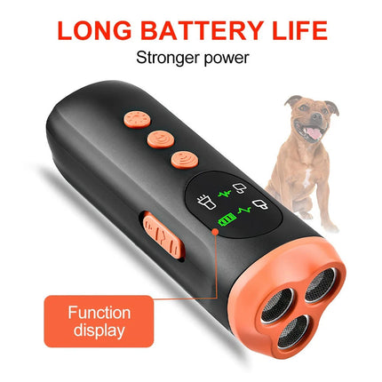 Handheld Ultrasonic Dog Barking Anti Bark Device Control Stop Repeller Trainer