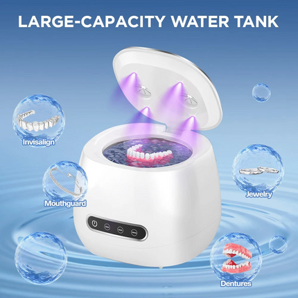 Ultrasonic UV Cleaner for Dentures Aligner Retainer Dental Cleaning Machine