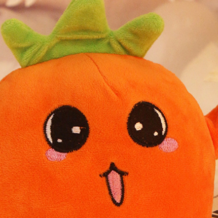 3PCS Interactive Musical Toy Fruit Sensing Beat Piano Plush Toy Electric Plush Toy