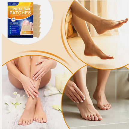 96PCS Toenail Antiseptic Patch Long Lasting Breathable Fungal Nail Patches