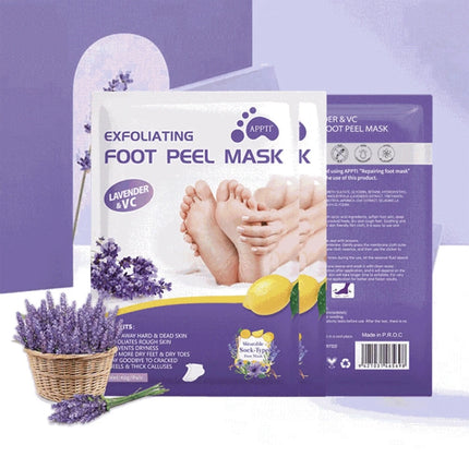 5 Pair Exfoliating Foot Peel Mask Soft Feet Hard Dead Skin Remove Smooth Sock