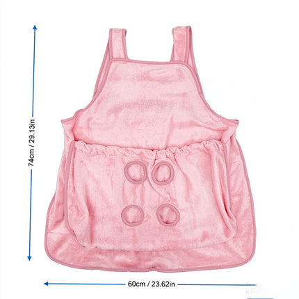 Pet Cuddling Apron with Leg Holes for Holding Small Cats Pet Grooming Apron NEW