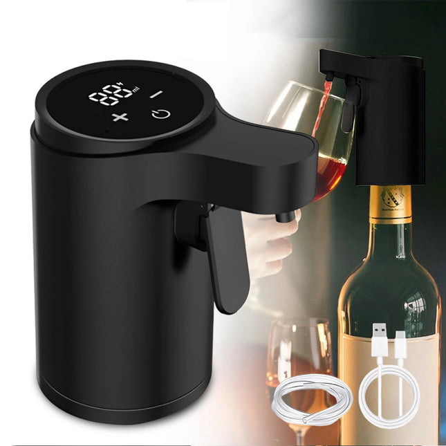 Automatic Electric Digital Wine Decanter Aerator Dispenser Pourer Pump Whiskey