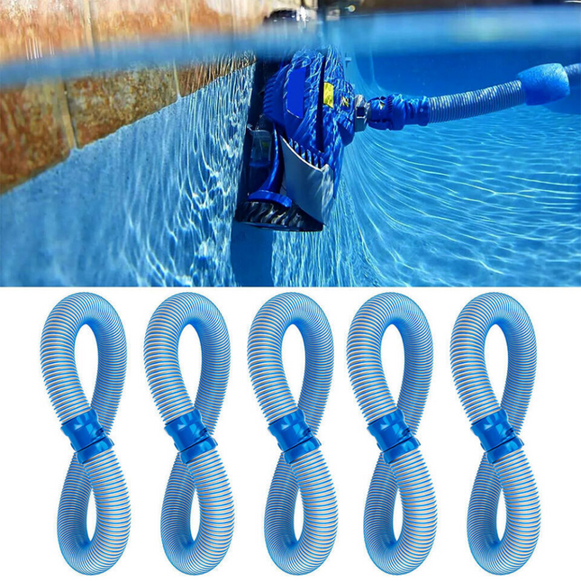 5pcs Pool Cleaner Twist lock Hose 1M For Baracuda Zodiac X7 T3 T5 MX8 MX6