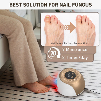 Anti-Fungal Laser Nail Treatments Repair Finger Toe Foot Care Nail Fungus Device