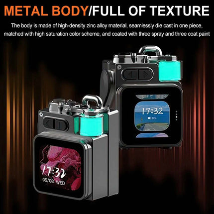Wireless Bluetooth Speaker with LED Display Screen 360° Stereo Smart App Control