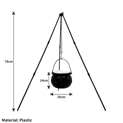 Halloween Decorations Witches Cauldron Outdoor Large Halloween Decor on Trip