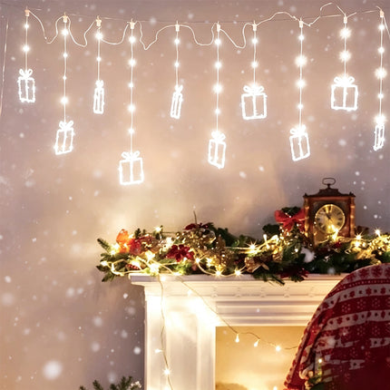 5M Christmas Lights Icicle String Light Christmas Motif Lights LED Outdoor