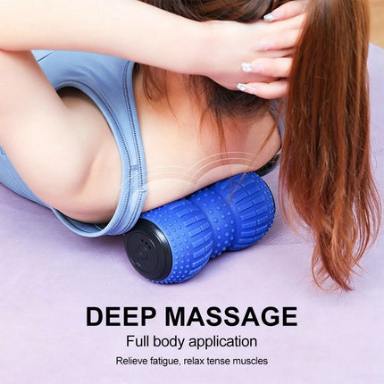 Rechargeable Electric Massage Roller Vibrating Silicone Yoga Ball Muscle Relief