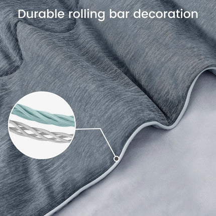 Summer Cooling Comforter Blanket, Cooling Silk-like Fabric Soft Touch Lightweight Quilt for Hot Sleepers