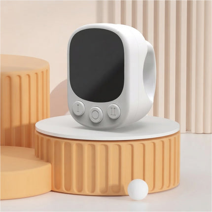 Auto Screen Clicker Bluetooth Ring Remote Wearable Controller Video Scrolling White