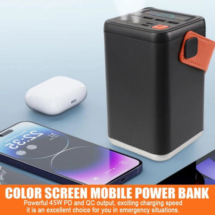 60000mAh Bank Power 36W PD QC Fast Charging for phone Outdoor Camping Power Supp