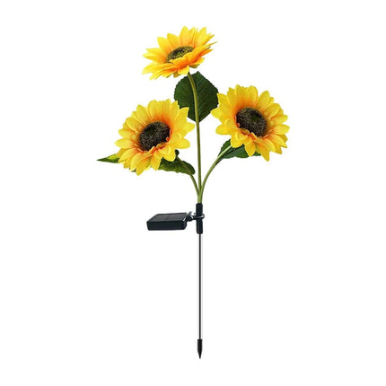 2x Solar Power Garden Stake Lights Sunflower LED Flower lawn Decor Lamp Outdoor