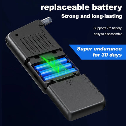 Breathalyzer Alcohol Tester Breath Test LCD Display Analyzer Tester Breathalyzer