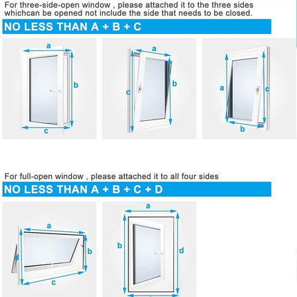 4M Hot Air Stop Waterproof Outlet Window Seal Kit For Mobile Air Conditioners