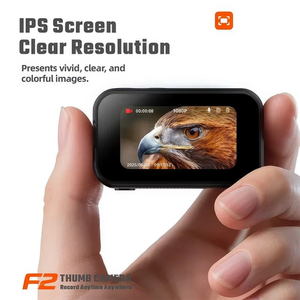 Portable Mini Thumb Action Camera 1080P Magnetic Sport Camera Camcorder Body Cam