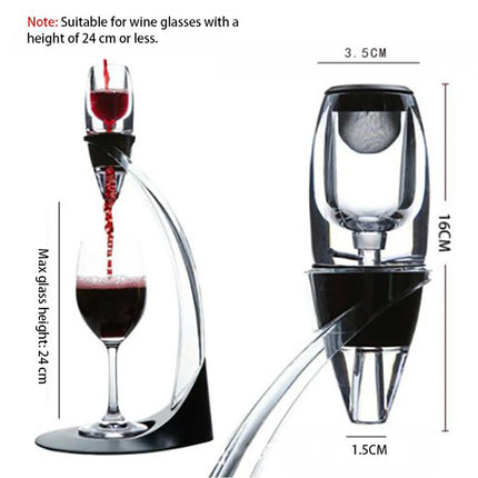 Wine Aerator Deluxe Essential Red Wine Magic Decanter Tower Stand Set Gift