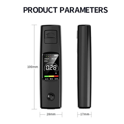 Portable Professional Breathalyzer High Accuracy Personal Alcohol Tester