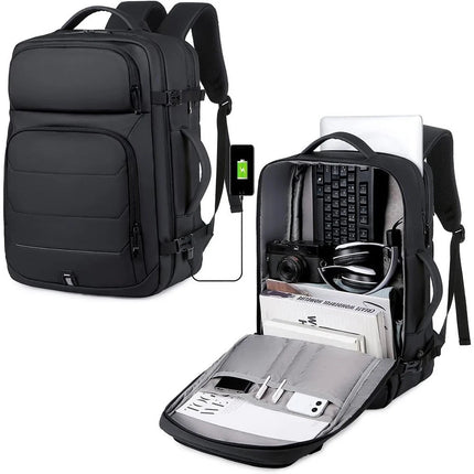 50L Large Men Waterproof Business Luggage Backpack Travel Bag School Laptop Bag