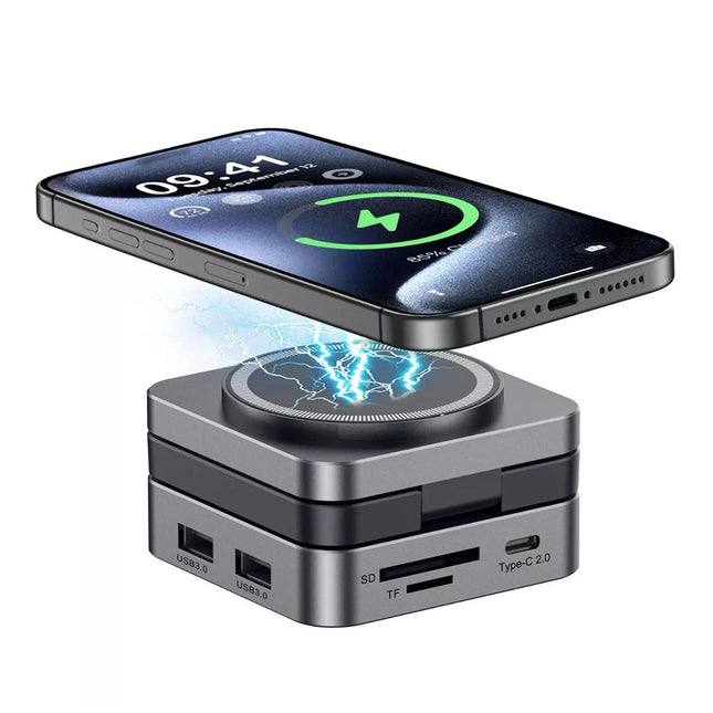 100W Magnetic Wireless Charging Docking Station Fast Charger for iPhone & Laptop