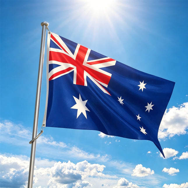 2Pcs Large Australian Aussie Flag Australia Anzac Day Oz Heavy Duty Outdoor 90x150cm