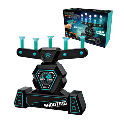 2-in-1 Electric Hover Shot Target Set with Glow-in-Dark Darts for Family Party