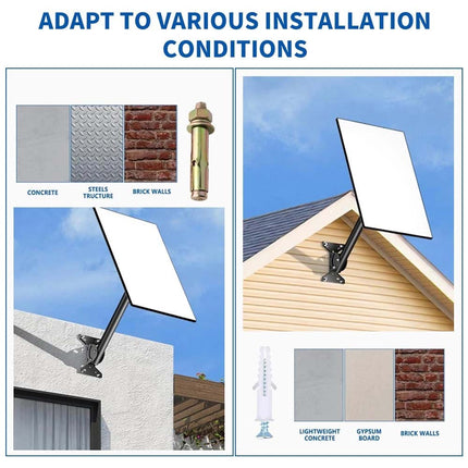 Starlink Roof Mount Gen 3, 180° Adjustable Starlink Pivot Mount, Heavy Duty