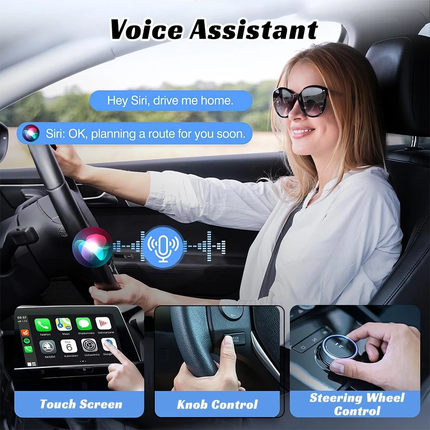 Wireless Carplay Adapter Car Dongle for Apple Android Auto Adapter Connect Box
