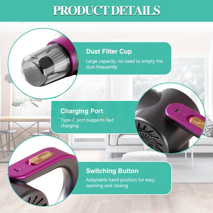 3 In 1 Cordless Lightweight Handheld Stick Handstick Vac Bagless Cleaner